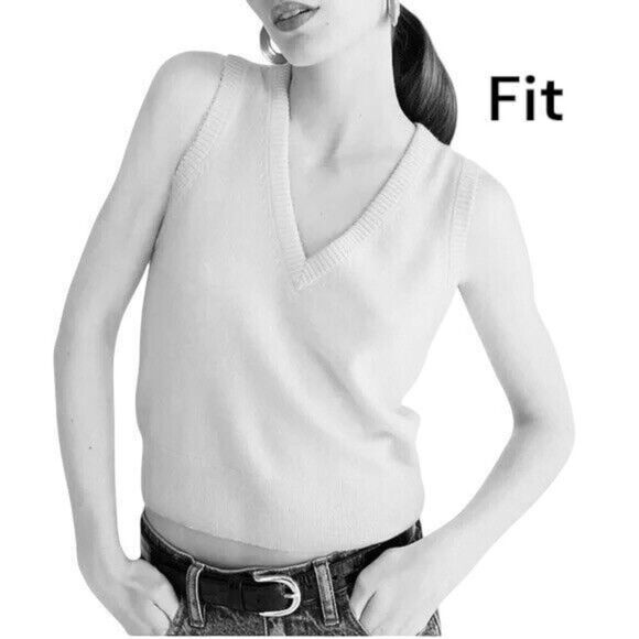 J CREW Sweater Vest WMNS L Hot Pink Cashmere Luxury Soft BS941 Valentines Spring - Picture 2 of 9